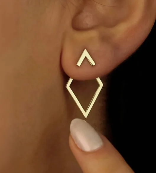 Κρεμαστά Σκουλαρίκια Ρόμβος – Σετ 3 Τεμαχίων, φωτογραφία 3